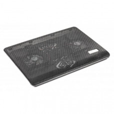 Подставка для ноутбука Gembird 2x80 mm fan, 17 black